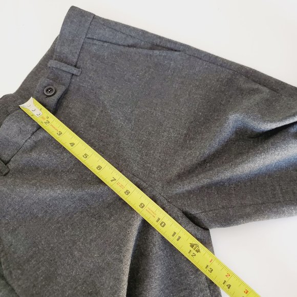 Revolve Dress Addict Pants High Rise Wool Lady-like Business Career Grey 38 NWT - Picture 13 of 14
